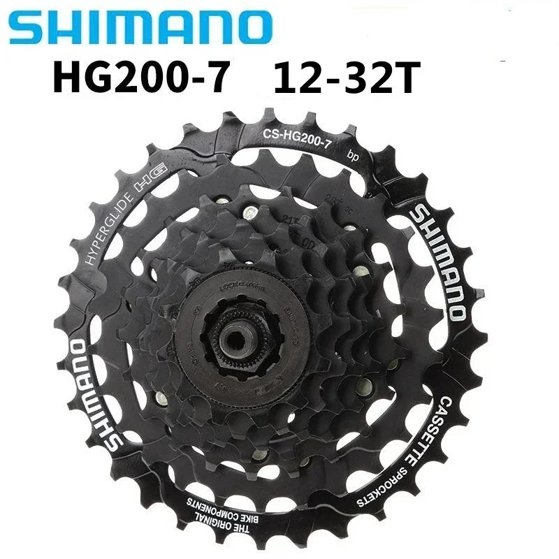 Bicycle cassette Bicycle parts SHIMANO Tourney HG200 7s 12-28T/12-32T 8s 12-32T 9s 11-32/34T Cassette CS-HG200-7/8/9 For Mountain Bike Bicycle