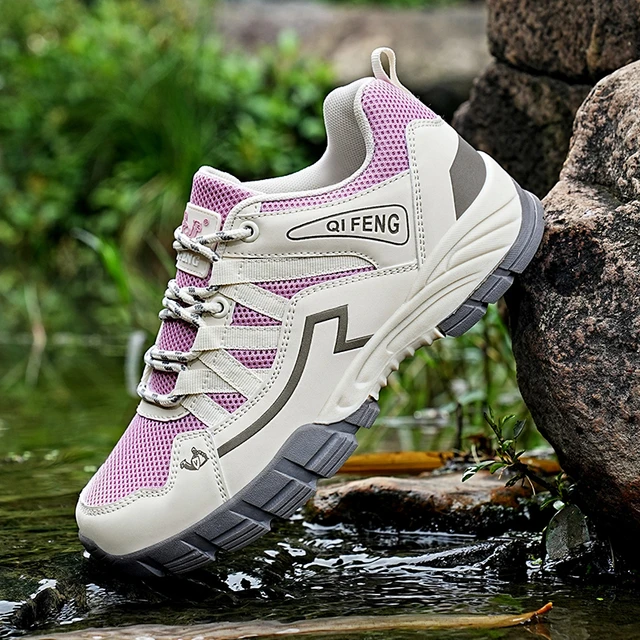 Zapatos de Trekking para mujer, zapatillas de senderismo, Camping