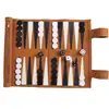 Backgammon Board Game Ourdoor Backgammon Sets For Adults Leather Board Games For Adults Board Games Logical Thinking Traditional 1