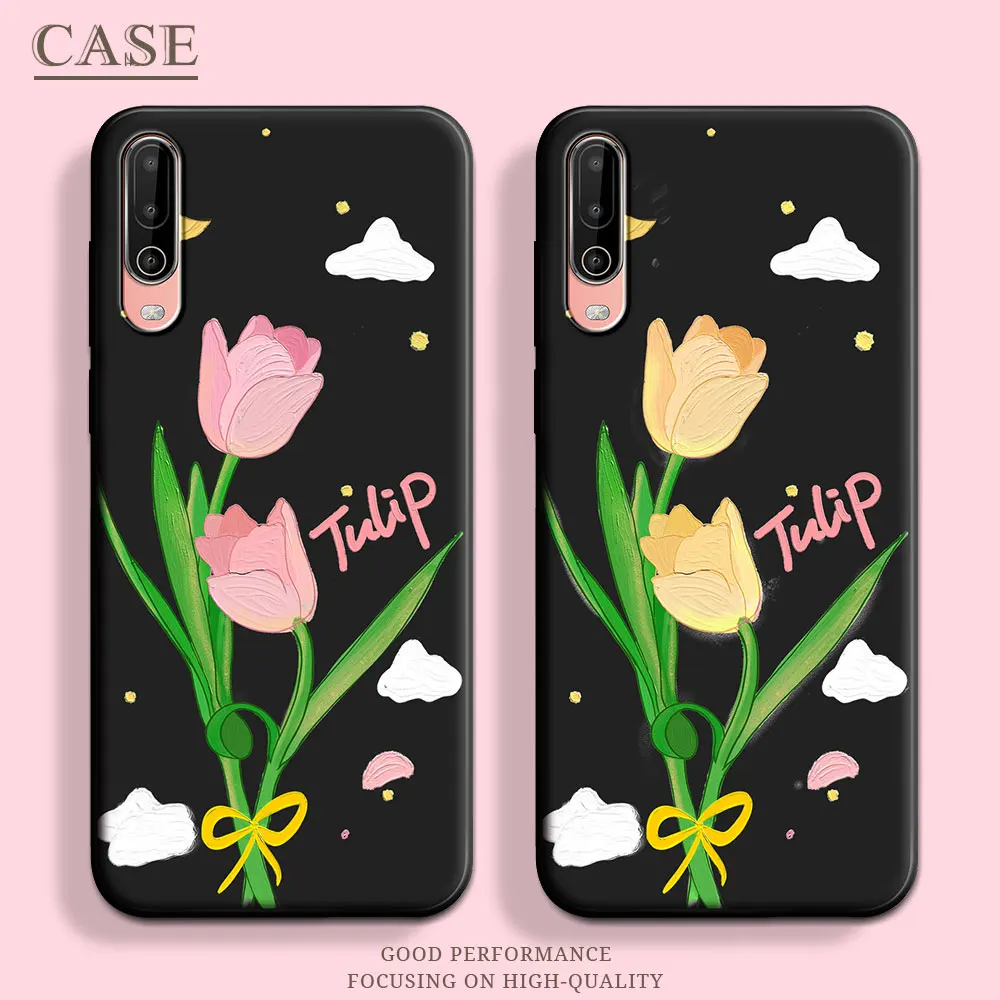 Per Wiko View 4 / View 5 Custodia Butterfly Soft Silicone Coppia Stars Tpu Flower Phone Case Per Wiko View 5 Plus Cover Posteriore Alla Moda
