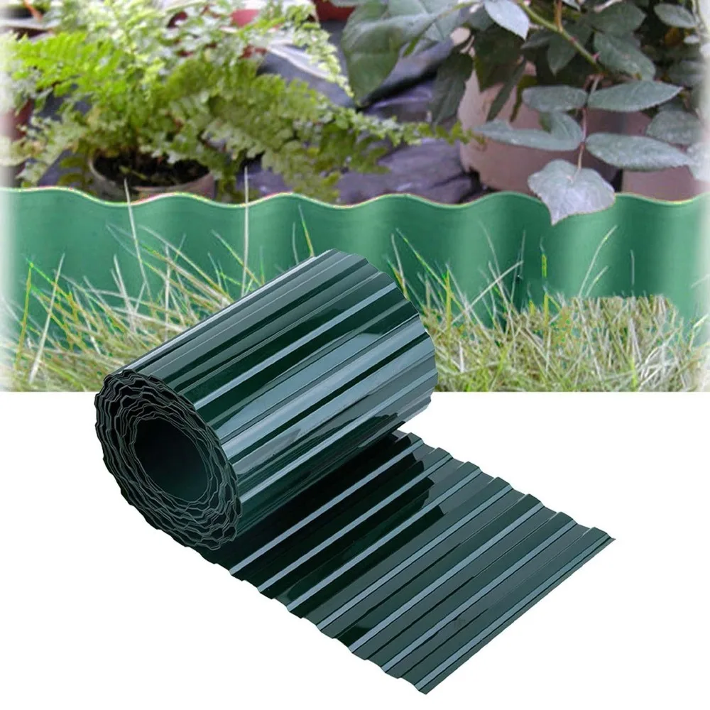 10cm/15cm/20cm*9M Plastic Garden Fence Edgeboundary Separate Grass Lawn Edge Borders Lawn and Flower Beds Portable