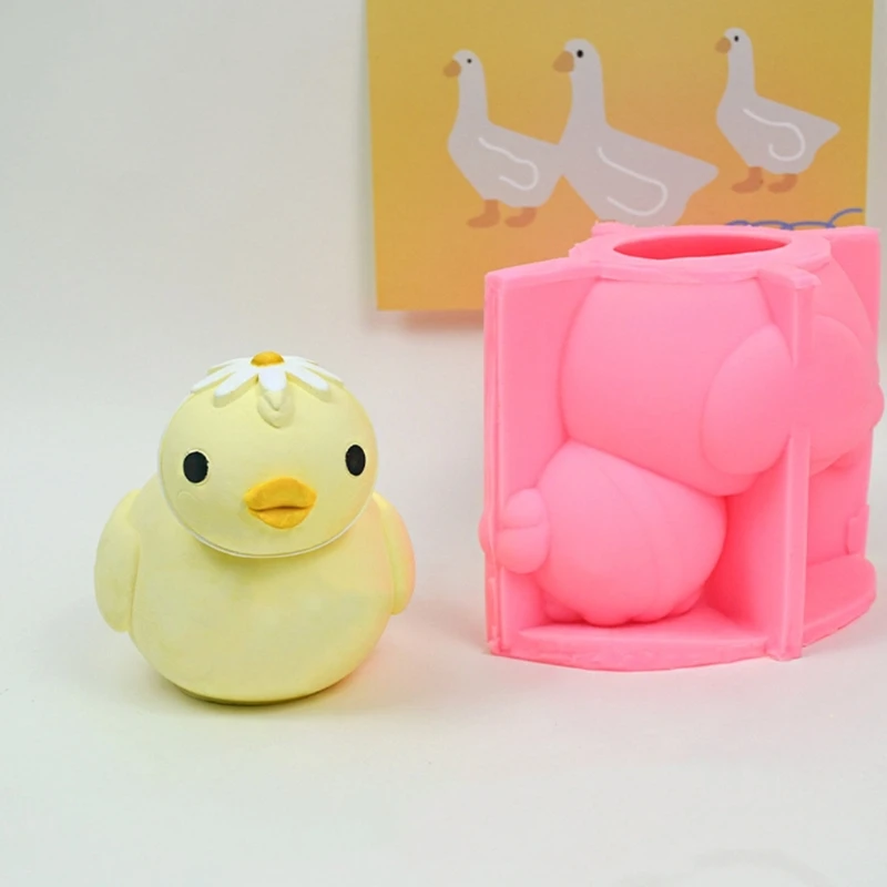 Silicone Molds DIY Cement Succulent Planter Flower Pots Mold Pen Holder