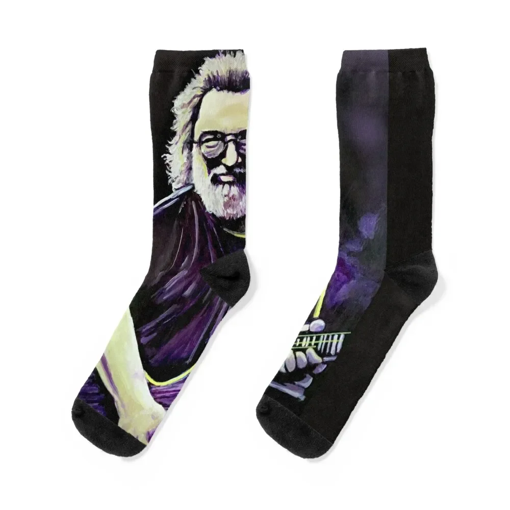 

Jerry Garcia Socks valentine gift ideas christmas gift sports stockings Christmas Male Socks Women's