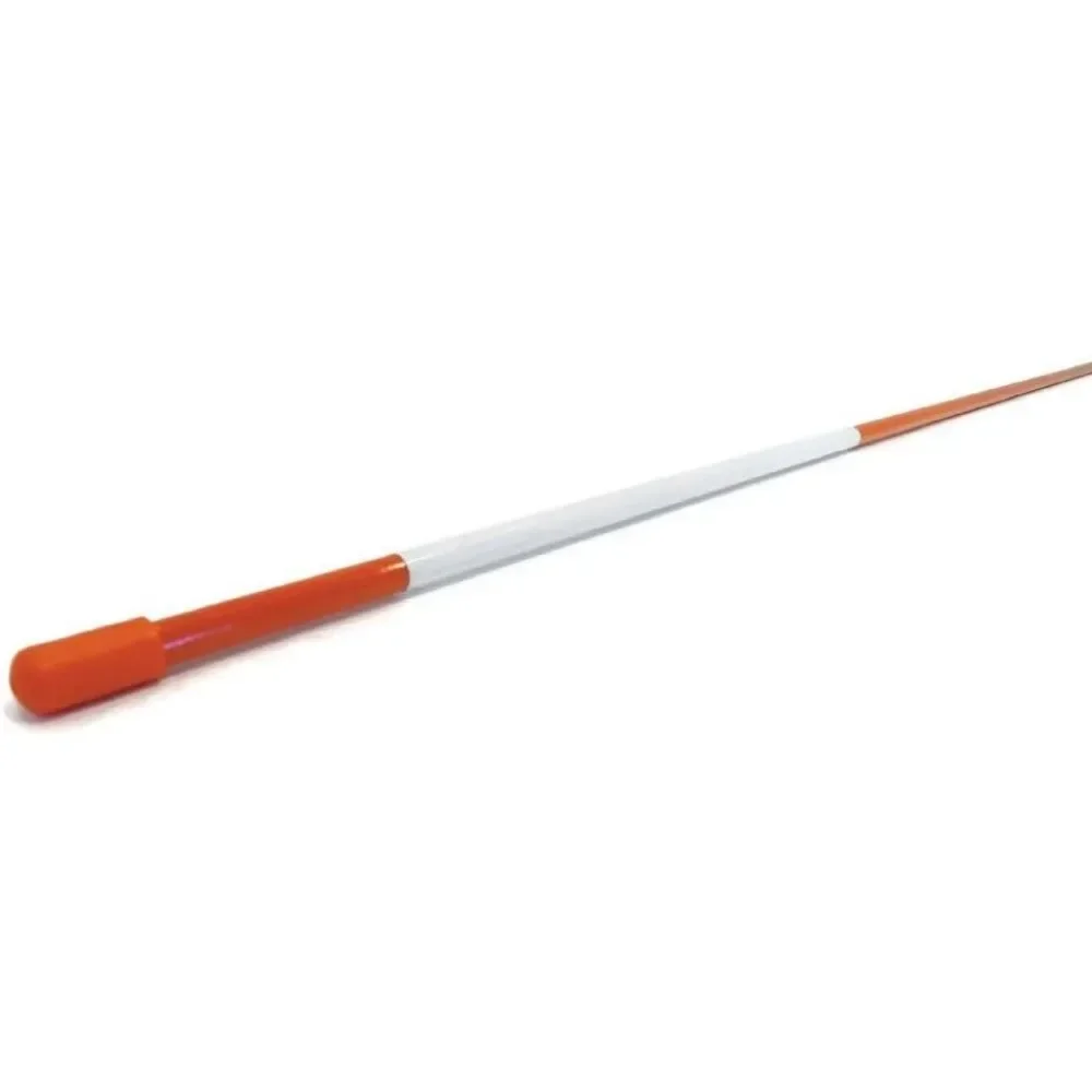 (Pack of 500 Driveway Markers, Snow Stakes, Plow Stakes, Orange Reflective Fiberglass, 5/16" x 48"