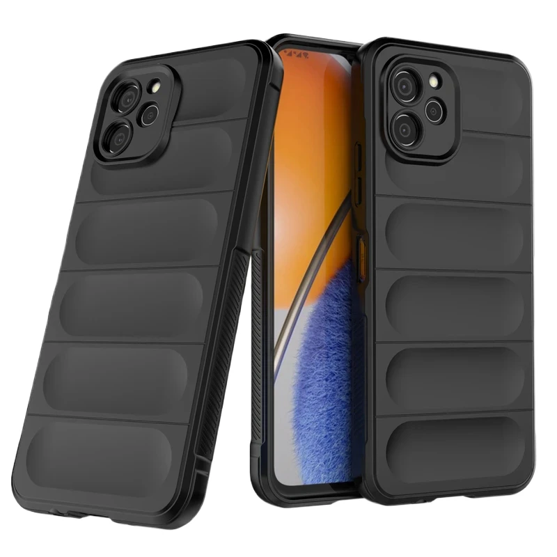 Shockproof Armor Phone Case - Liquid Silicone Anti-Fall Back Cover