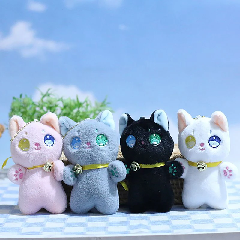 

Cute Bell Kitten Pendants Wedding Doll Plush Toy Doll Bag Pendant Doll Keychains