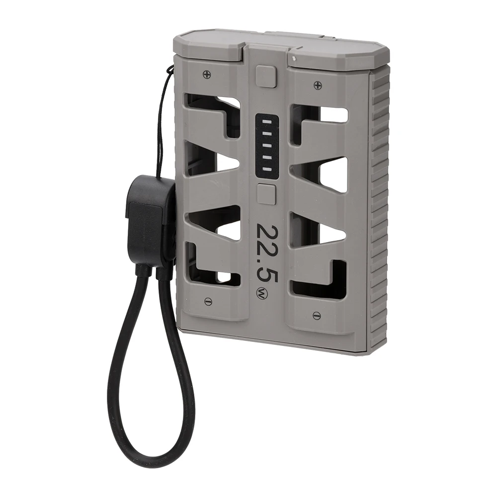2 x 21700 파워 뱅크 DIY 키트, 원클릭 배터리 교체 기능, 22.5W 고속 충전, 듀얼 모드 저전류 지원, 모바일 파워 케이스
