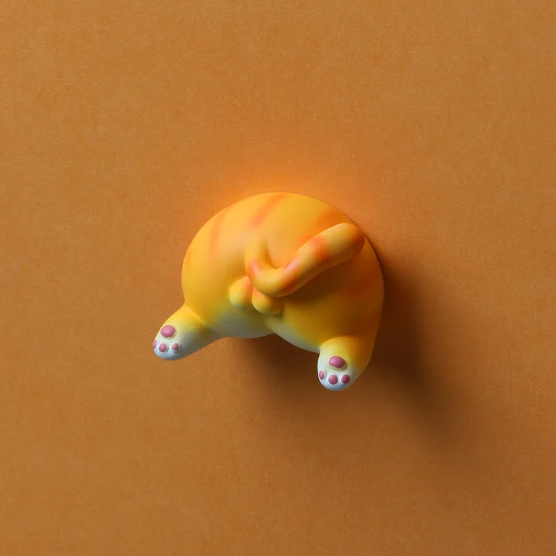 

Cute Cartoon Resin Magnet Funny Cat Butt Fridge Sticker for Car Vent Decoration Cool Refrigerator Accessory Refrigerator Magnets