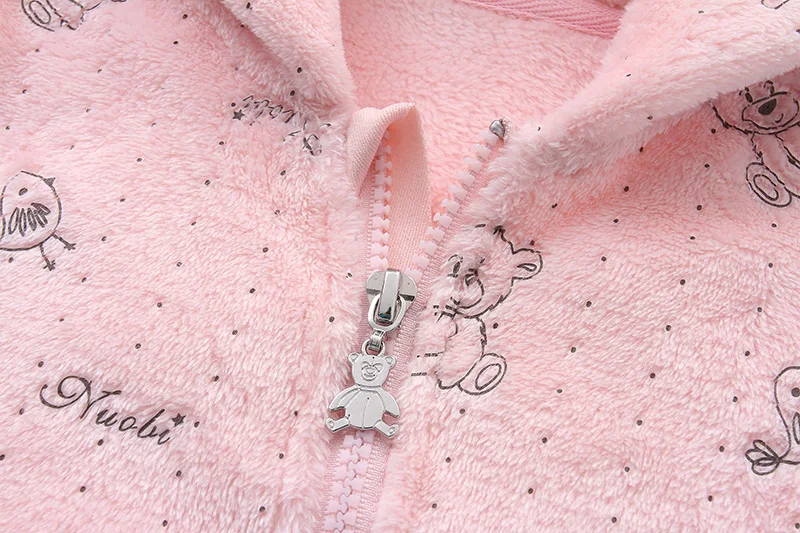 Neugeborenen Baby Body Herbst und Winter Flanell Mädchen Strampler Neugeborene Kleidung Weiche Säuglingskleidung Set für Babys 0-12 Monate – Detail 9