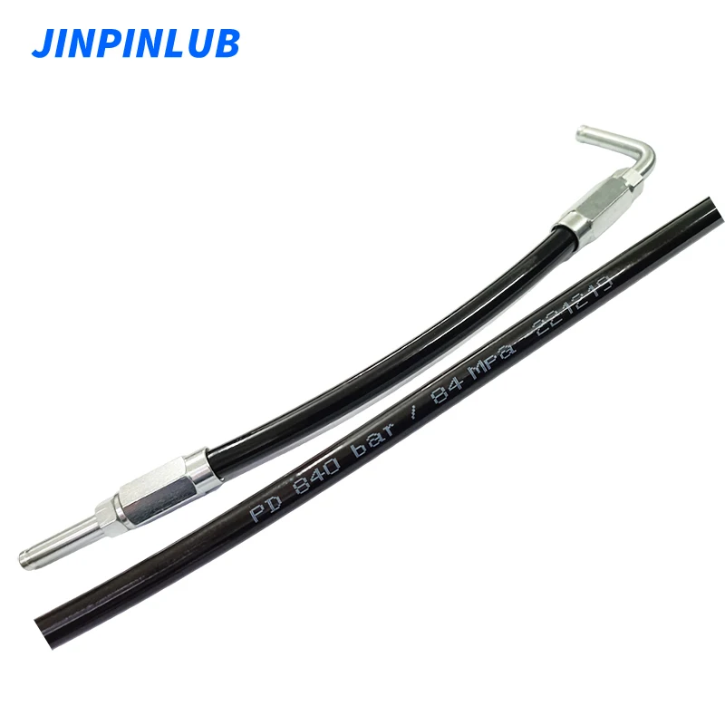 plating straight elbow connector Hose Stud Threaded Sleeve 6mm 8mm 10mm for high pressure hose