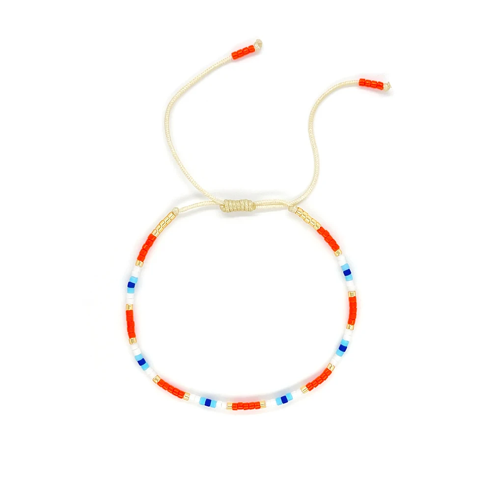 KKBEAD Armband mit bösem Blick, für Damen und Mädchen, zierliche Accessoires, Schmuck, Geschenk, handgefertigt, Miyuki-Perlen-Pulseras – Detail 7