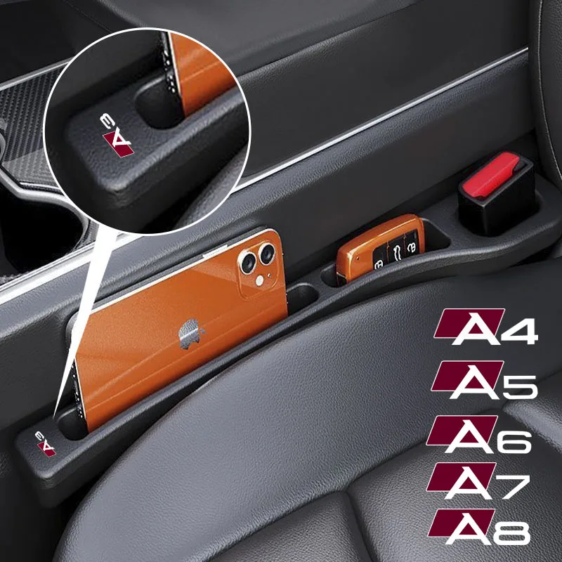 2 pcs car seat splicing plug strips car gap fillers for AUDI A3 A4 A5 A6 A7 A8 car seat gap filler