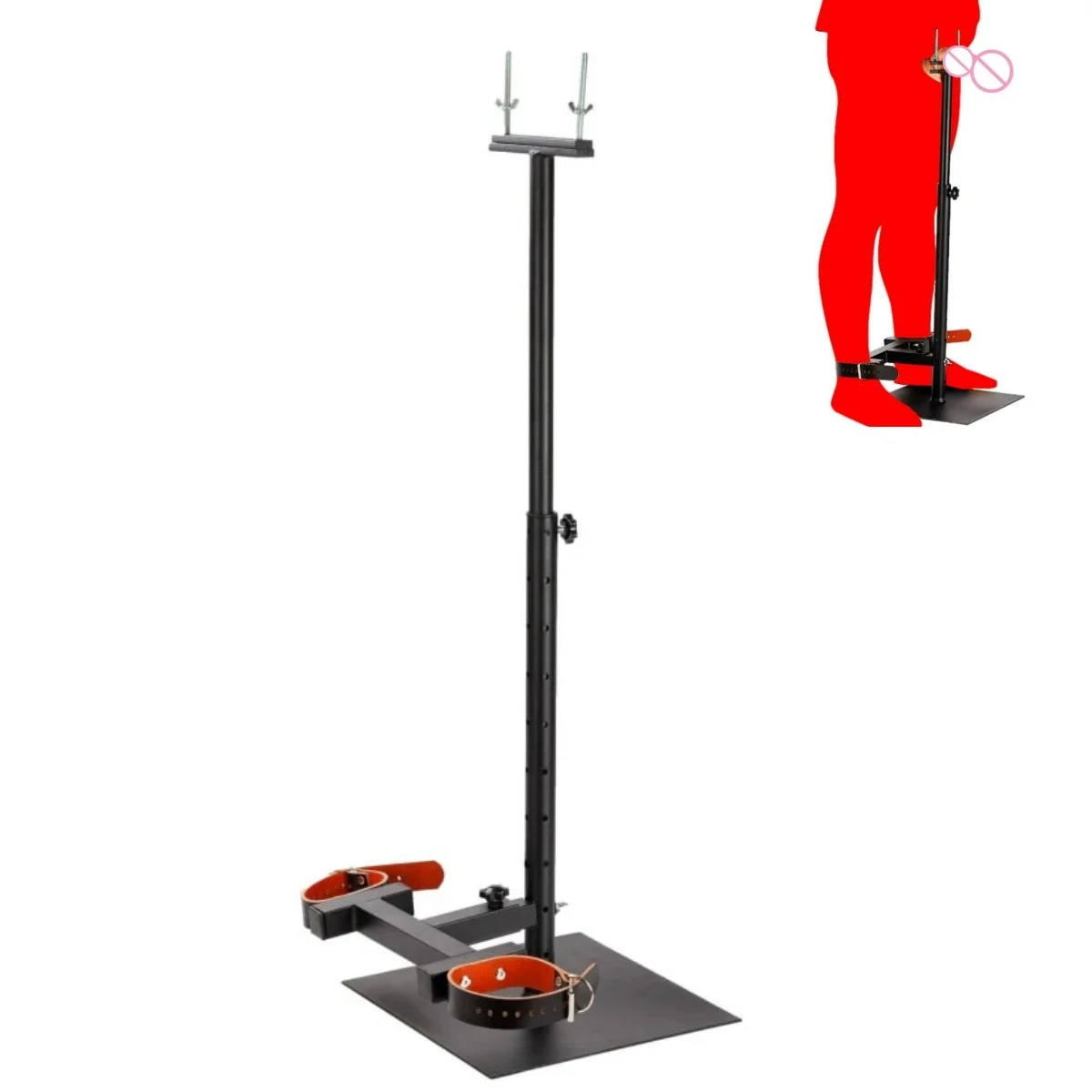 Male Penis Cock Board Penis Scrotum Stretcher BDSM Bondage Frame CBT Tools Ankle Cuffs Sex Furniture Toys for Men Couples Adult