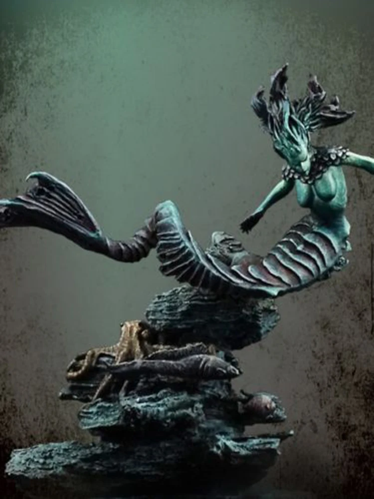 

Новый несобранный 1/32 54 мм старинный солдат-демон (с основанием), набор из смолы, игрушки «сделай сам», Неокрашенная модель из смолы