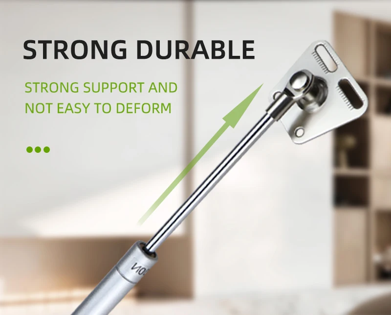Description Picture 6 of item1PairS 100N/10kg Hydraulic Shaft Cabinet Hinge With Gas Spring Hinge Kitchen Cupboard Gas Pressure Spring  Furniture Hardware