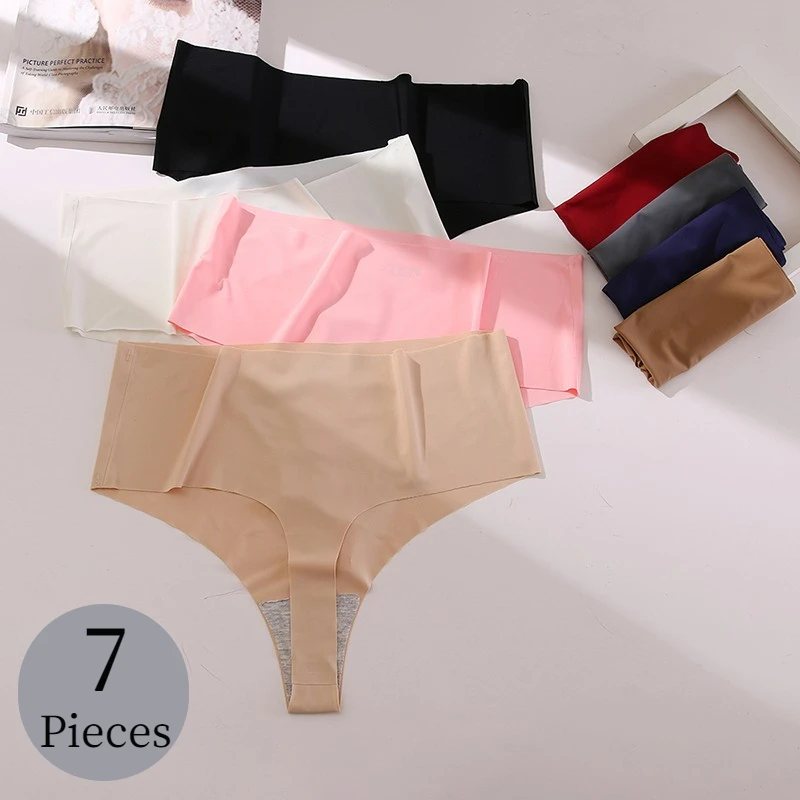 TrowBridge 10PCS/Set Women's Panties Seamless Silk Satin Underwear Plus  Size Comfortable Lingerie Breathable Briefs Sports Panty - AliExpress