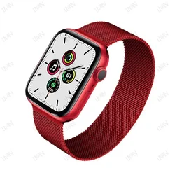 Milanese Loop Pride Bracelet for Smartwatch - Stylish Stainless Steel Strap (Red 10)