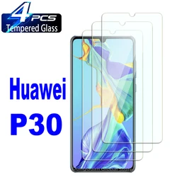 Premium 9H Tempered Glass HD Screen Protector (2/4 Pack) for 4 pieces (For Huawei P30)