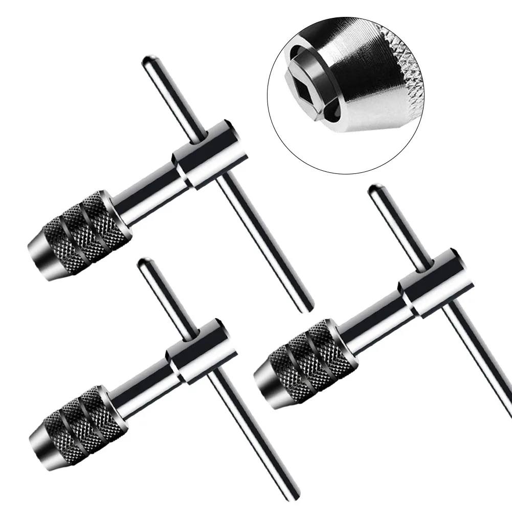Tragbare T Windeisen Griff Maschinist Reparatur Bohrer Maschine Schraube Gewinde Metric Stecker Reibahle Manuelle Hand Werkzeug M3-6 M5-8 M6-12 – Detail 2