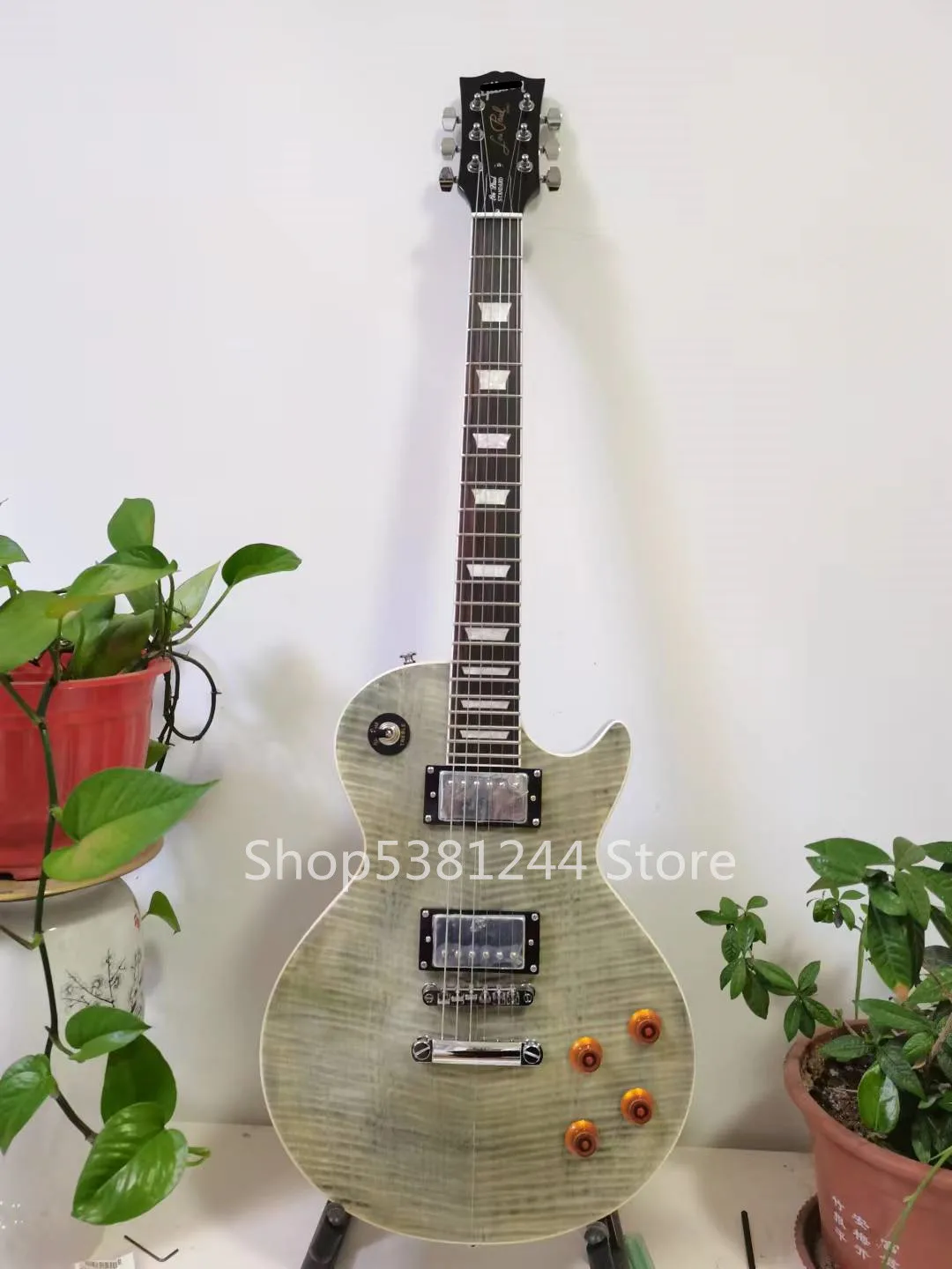 

Free shipping, 6 string electric guitar, customizable.