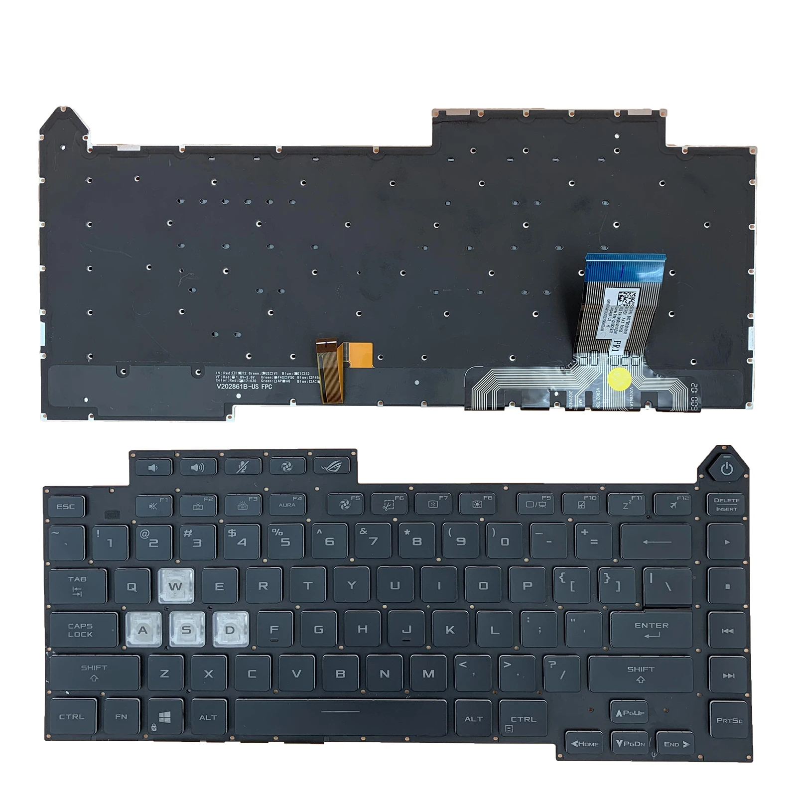 USBacklitLaptopKeyboardforASUSROGStrixG15G513QG513QMG513QY