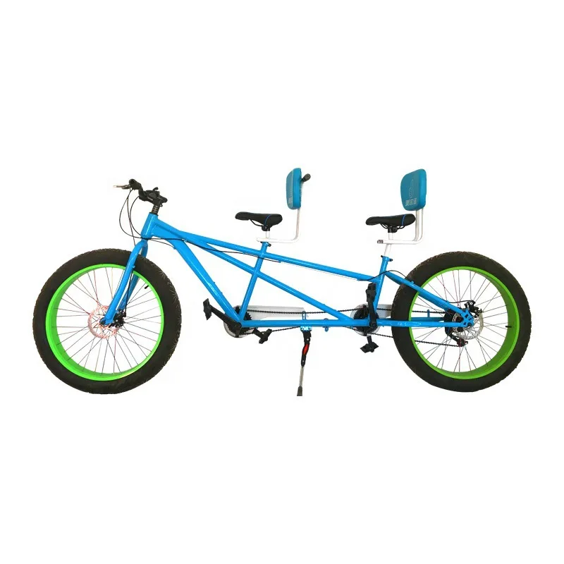 Snow tandem bicycle sand energy-saving variable speed disc brake