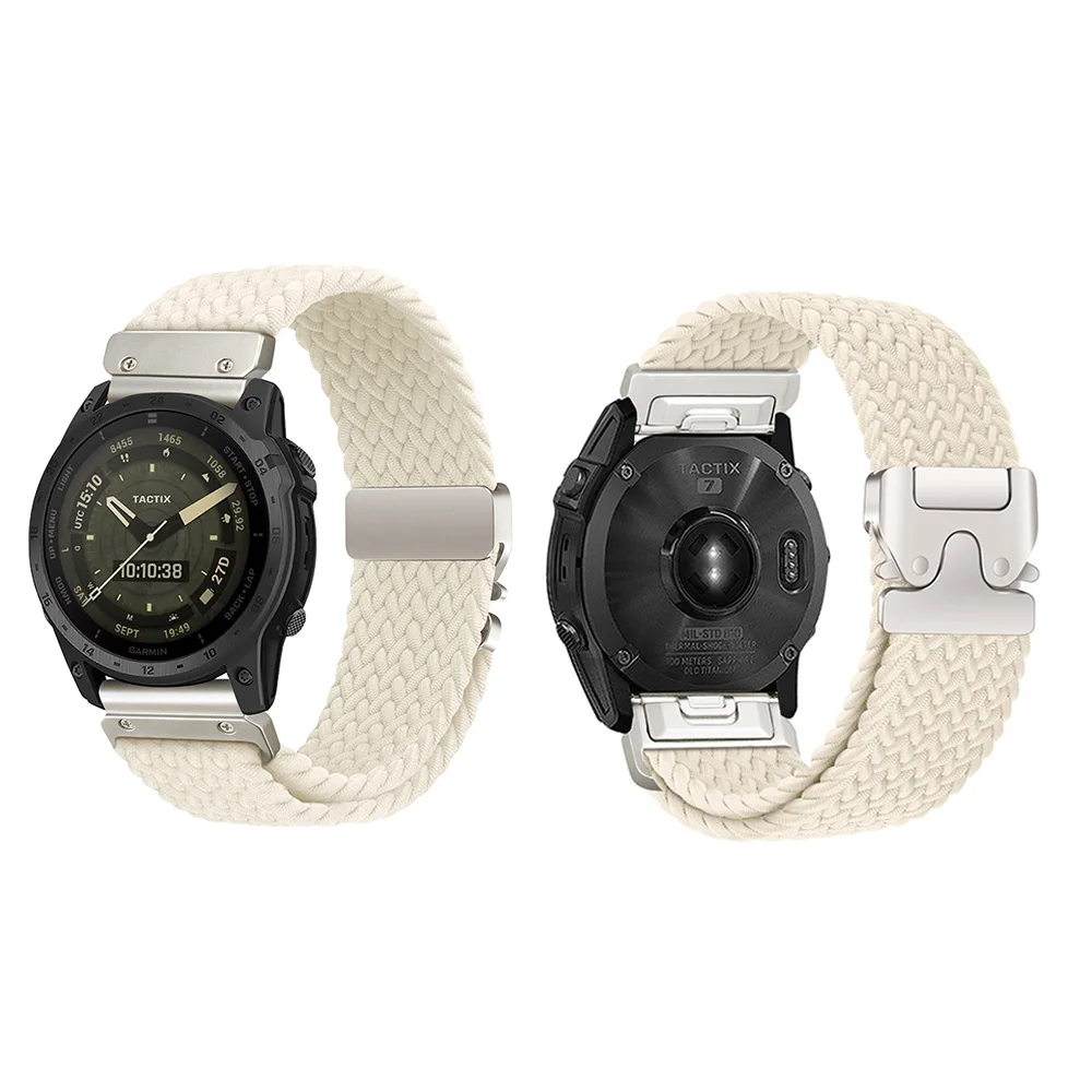 Garmin Quickfit Parachute-Style Nylon Canvas Watch Strap with Buckle Adjustment