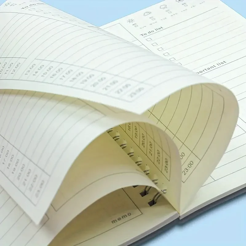 Self-improvement Task Organizer Notebook 120 Day Adult Daily Planner Notepad Office School Supplies