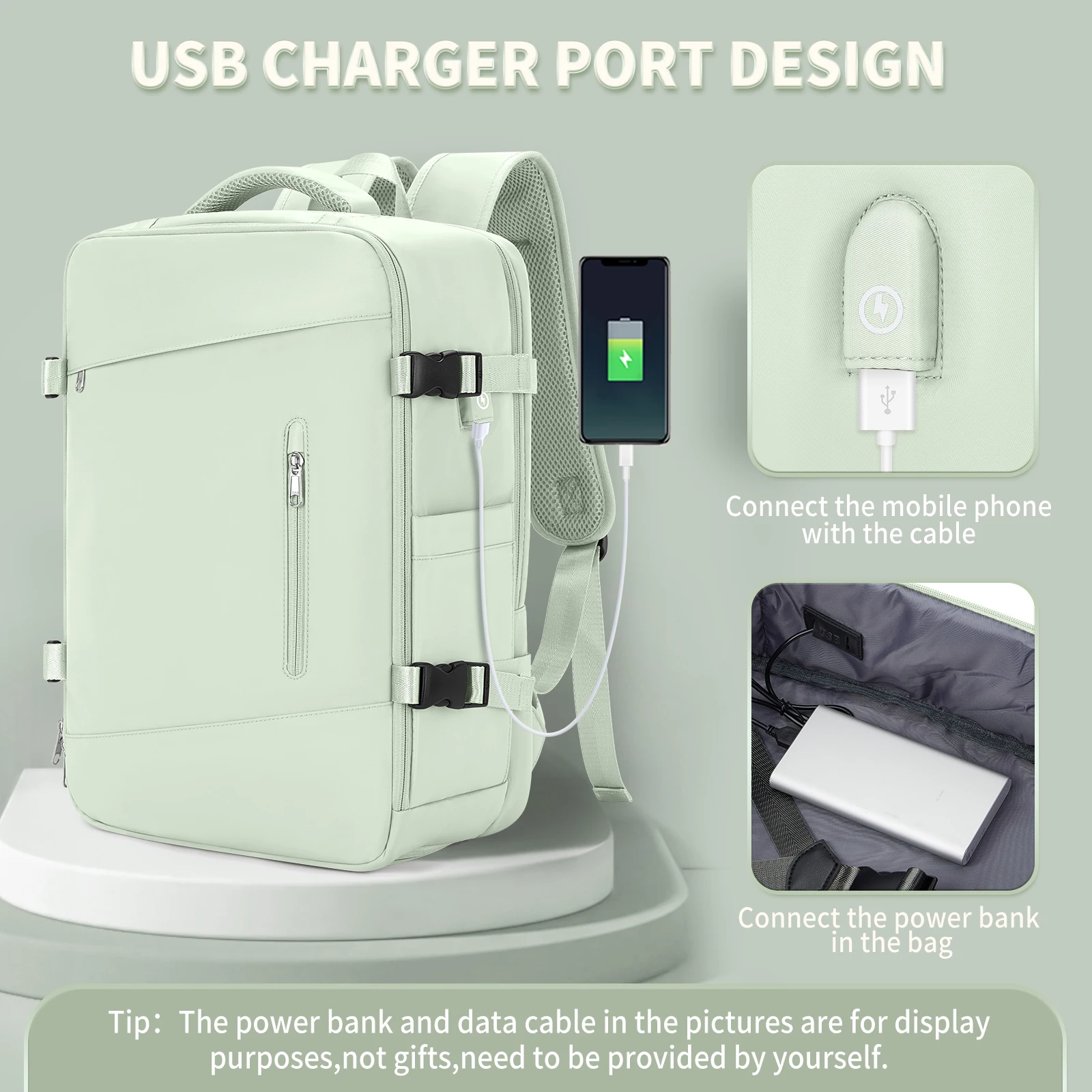 Best Carry-on Travel Backpack Flight Approved , Travel Backpack Cabin Airplane 40x30x15, Large Travel Backpack for Women Men