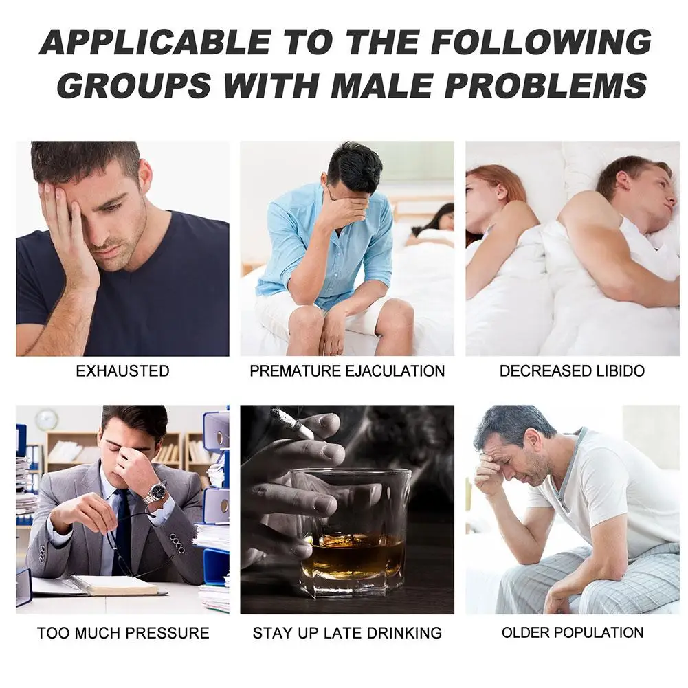 Men Energy Enhancement Nasal Inhaler Aromatherapy Inhaler Stick Eliminate Drowsiness and Fatigue Extend Endurance