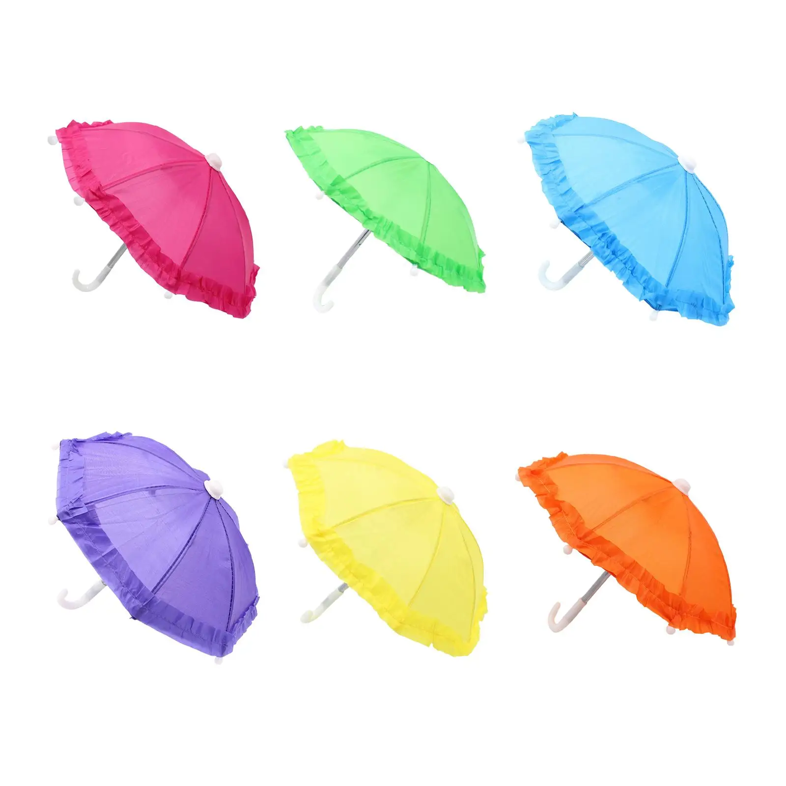 

Dollhouse Miniature Umbrella Mini Rainy Umbrella Photography Props Cute Umbrella Parasol