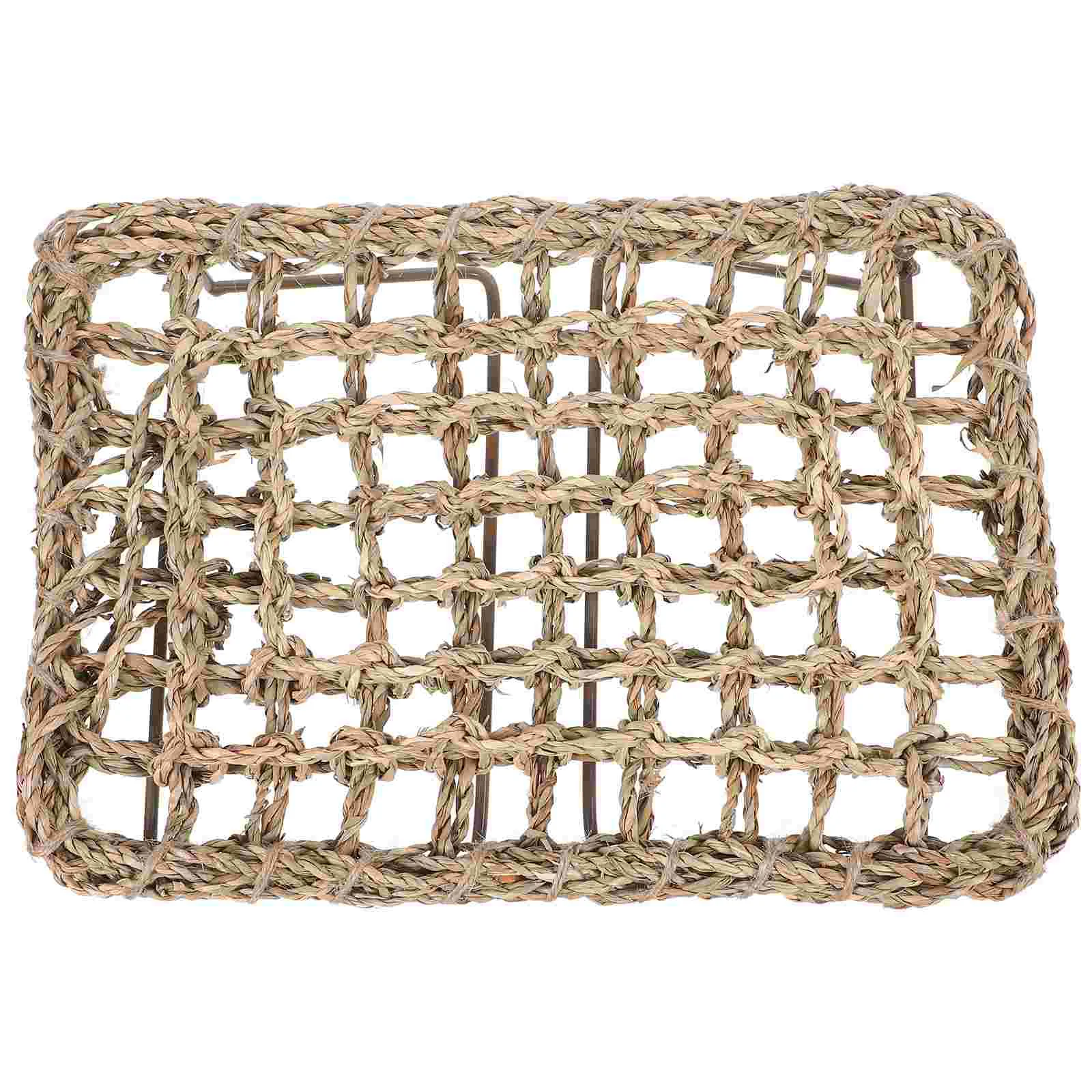 

Reptile Lounger Bed Lizard Hammock Bearded Dragon Woven Straw Sleeping Bed Pet Lounger Accessory