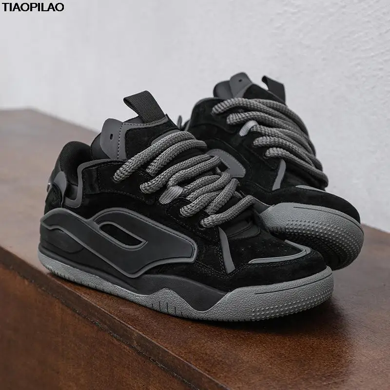 

2023 Spring/Summer New Casual Men's Sneakers Elevated Women's Sports Shoe Platform Unisex Cricket Shoes