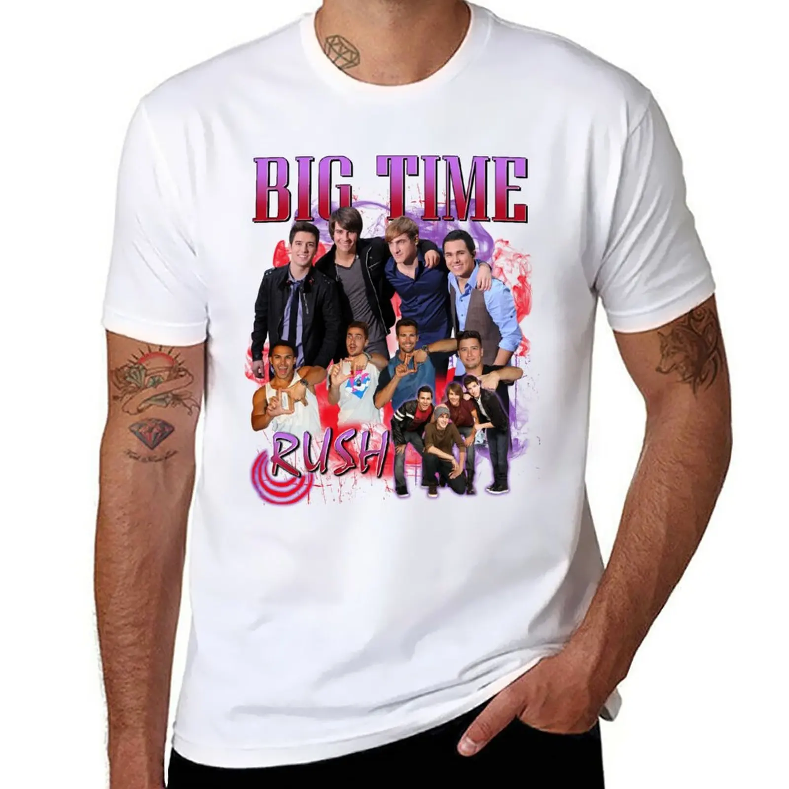 New Big Time Rush Forever Tour 2022 Big Time Rush Fans T-Shirt Tees Abbigliamento Vintage Top T-Shirt Da Uomo
