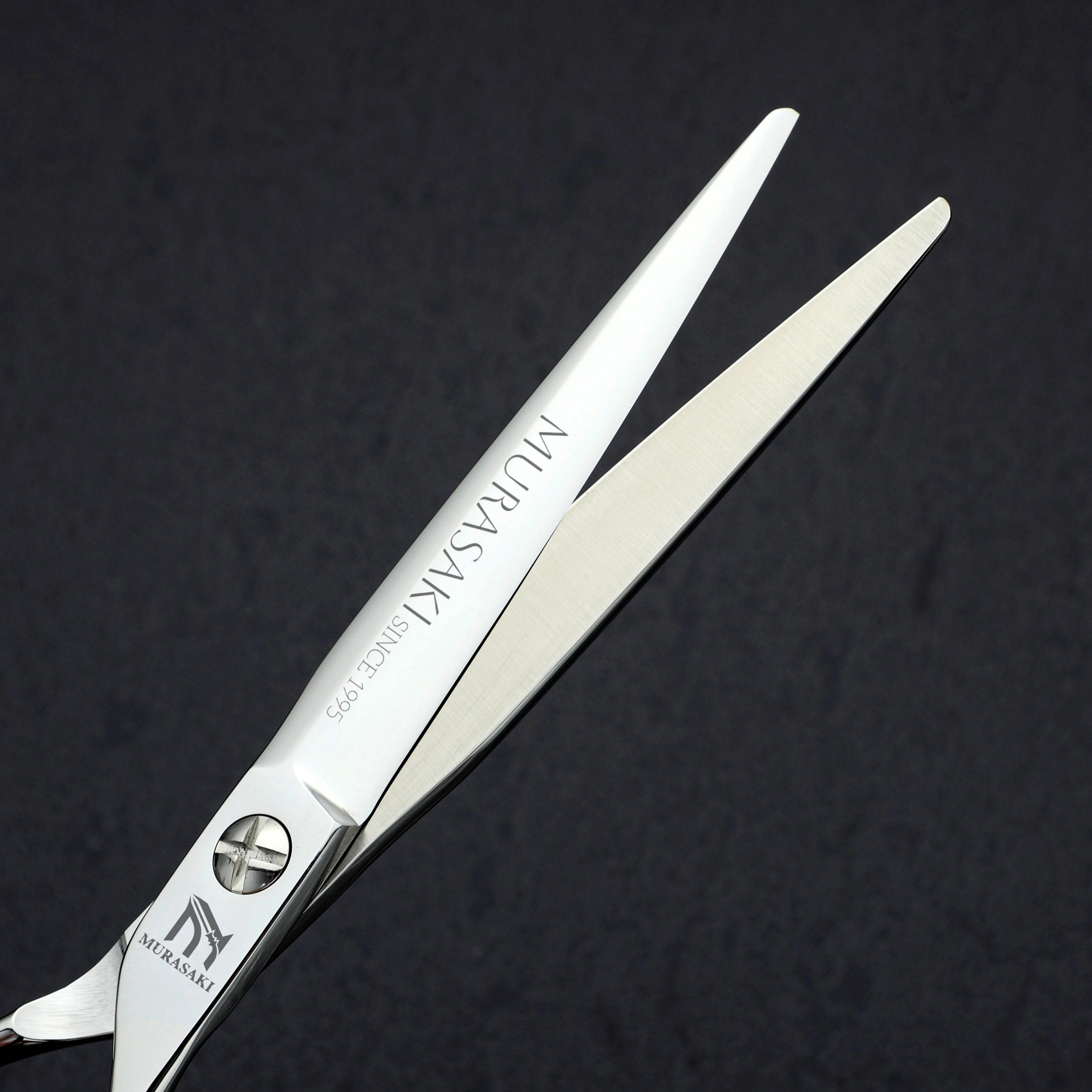 MURASAKI 6 Zoll professionelle Friseurschere, japanisches Friseurzubehör aus 440C-Stahl, extrem feine Effilierschere – Detail 14