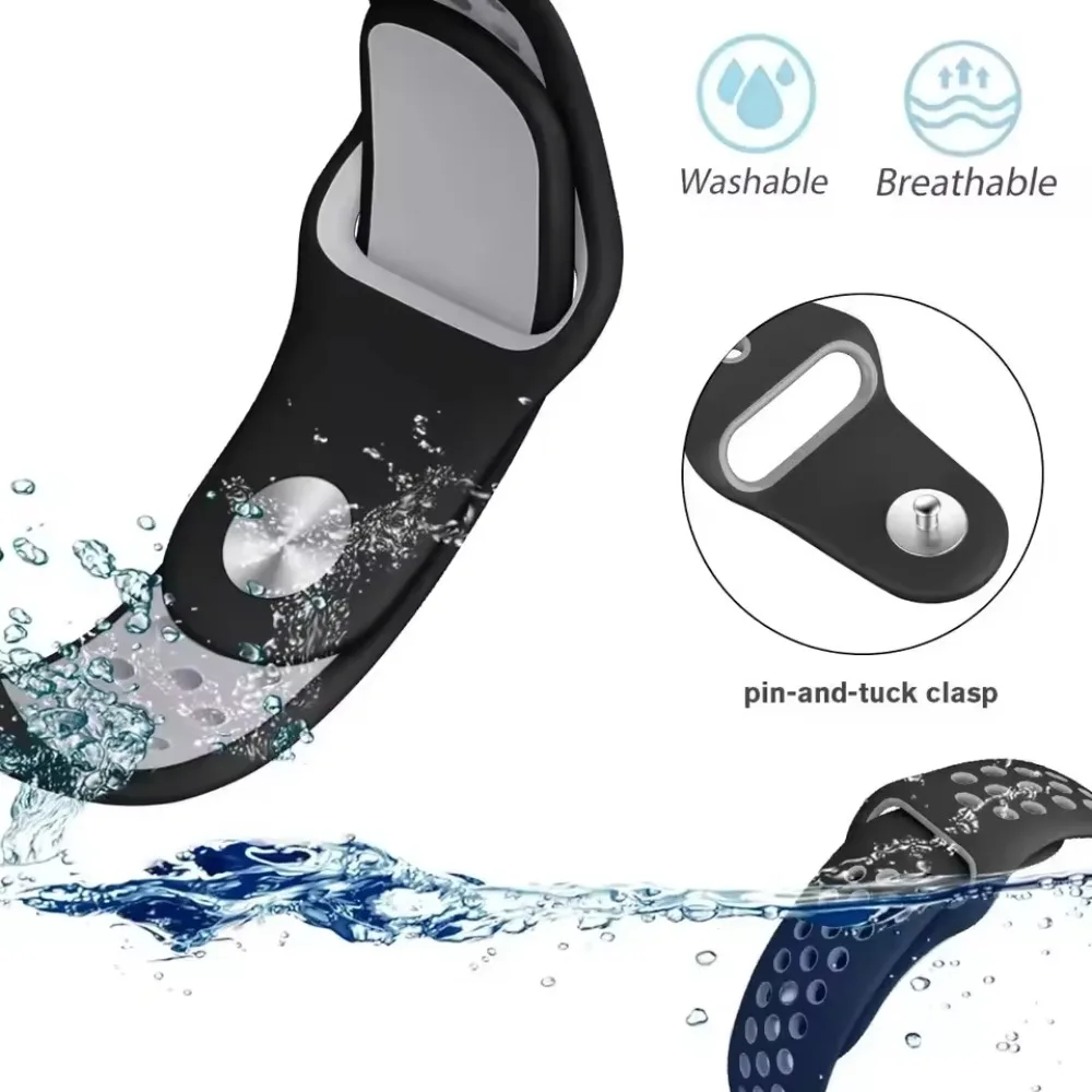Silicone Replacement Watch Strap - Comfortable and Versatile Band in Multiple Sizes