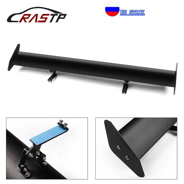 RASTP-43.3 Schwarz Auto Auto Fließheck Spoiler Universal GT Hinten Stamm  Flügel Racing Spoiler Einstellbare Aluminium RS-LTB125-3 - AliExpress