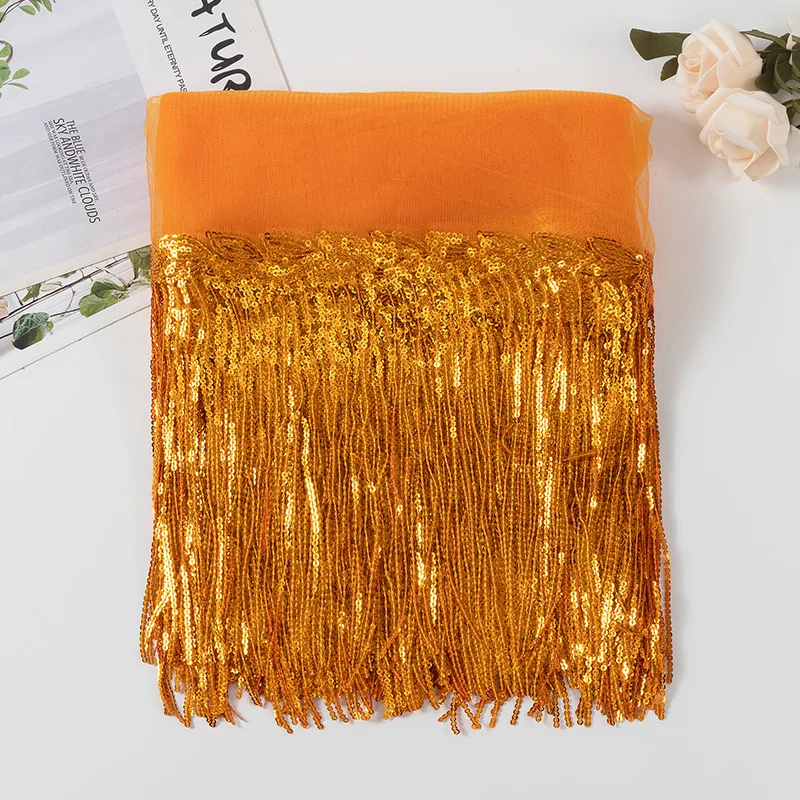 Suede Tassel Velvet Trim with Rivet and Diamond Fringe for DIY Garment Decoration