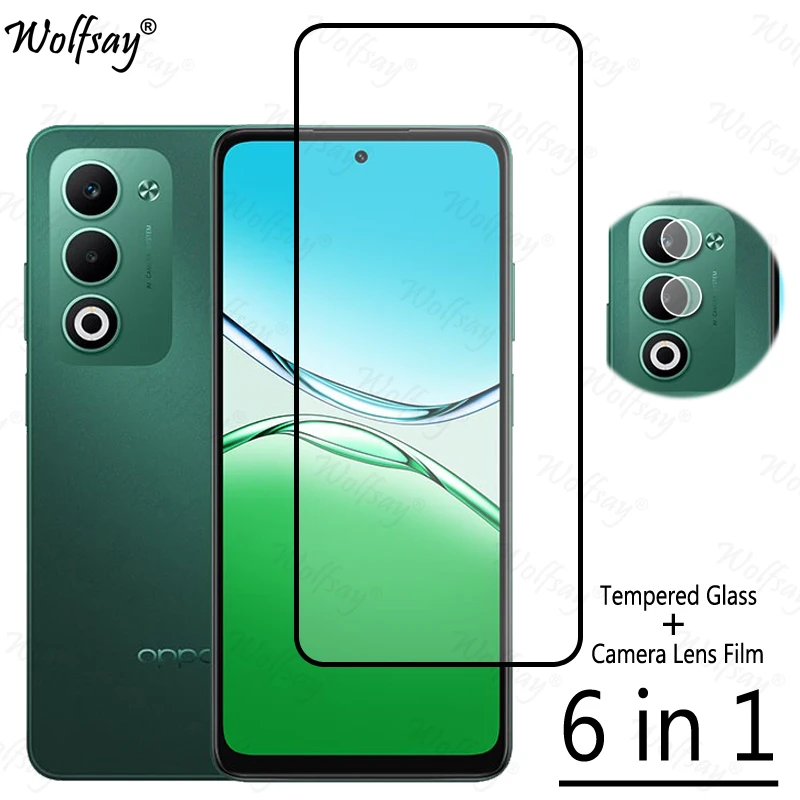 Premium Full Cover Tempered Glass Screen & Camera Lens Protector