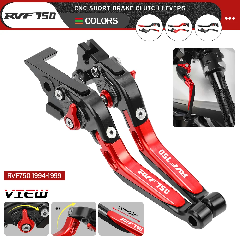 

For HONDA RVF750 1994 1995 1996 1997 1998 1999 Motorcycle Accessories CNC Handlebar Handle Levers Adjustable Brake Clutch Lever