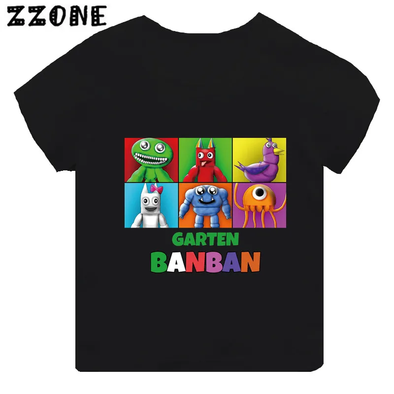 Children T shirt Game Garten of Banban Print Cartoon