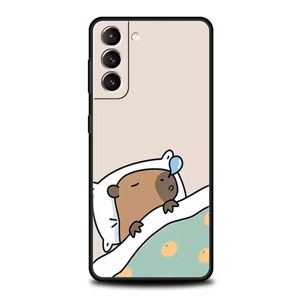 Adorable Capybara Soft Silicone Phone Case