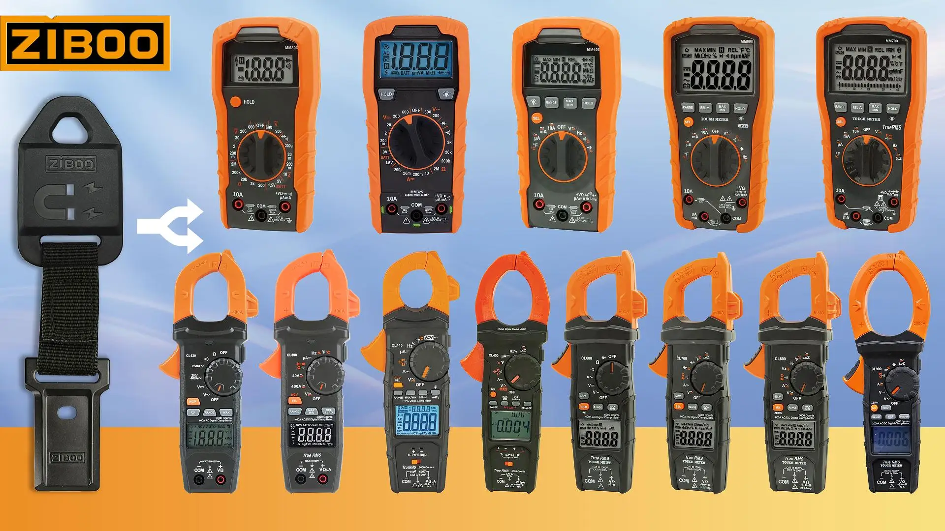 ZIBOO 69417 Rare-Earth Magnetic Hanger, with Strap , Compatible