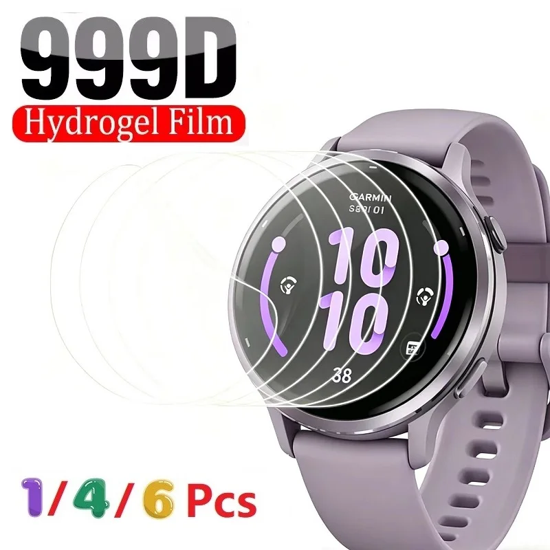 Premium Hydrogel Screen Protector for Smartwatches - Soft Protective Film Foil