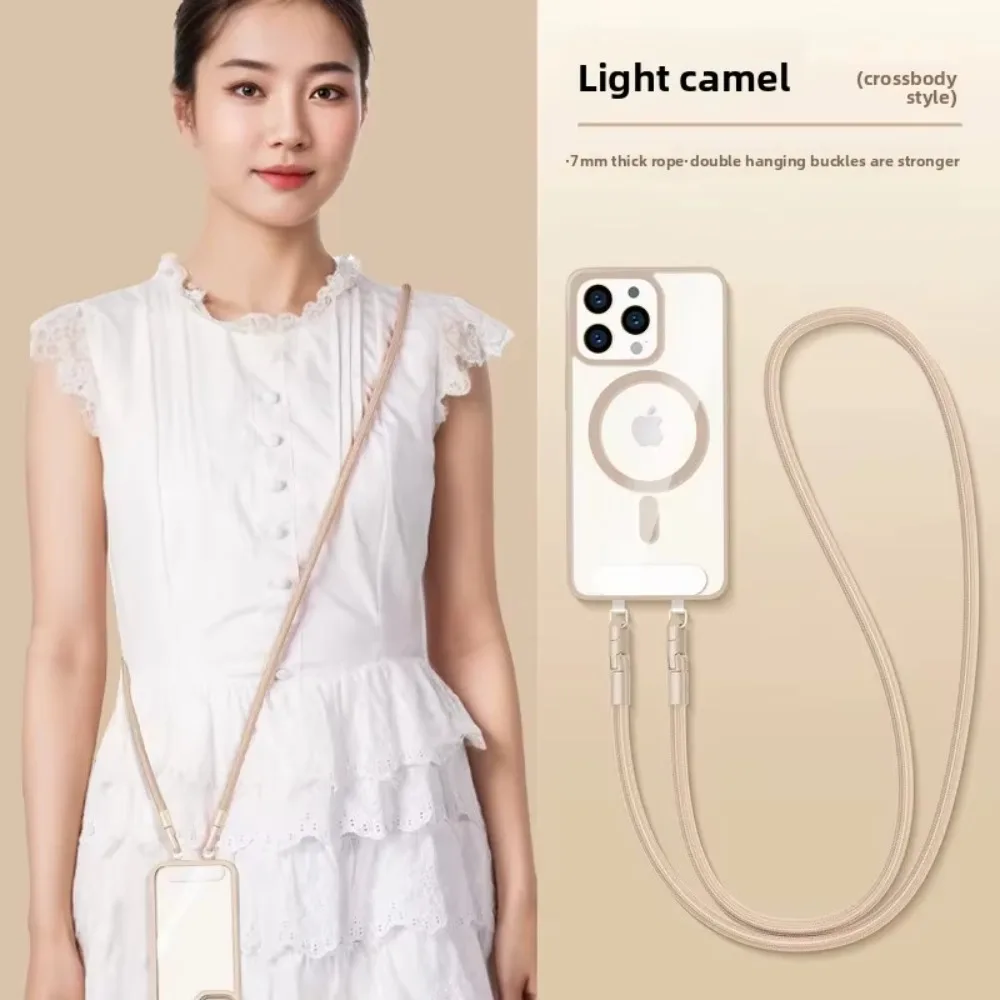 Versatile Adjustable Crossbody and Neck Lanyard with Tether Tab