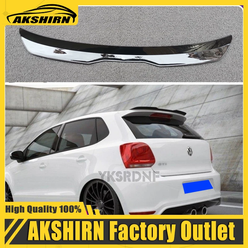 Rear Roof Spoiler For VW POLO MK5 GTI / RLINE Lip Wing Spoiler For