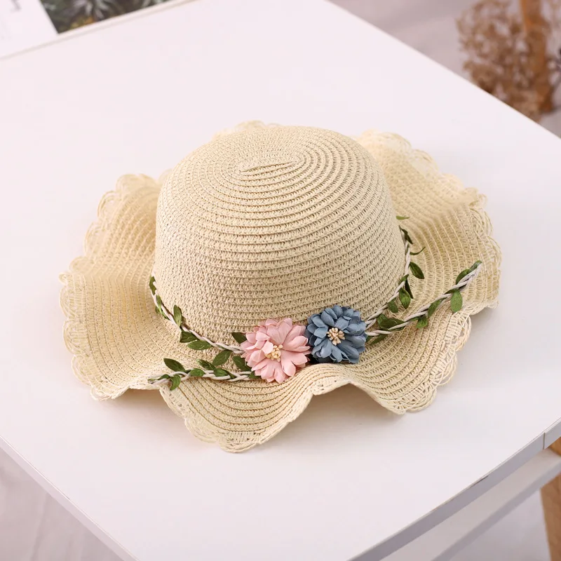 Womens Big Bowknot Straw Hat Sun Hat Wide Brim UV Protection Beach Sun Cap Straw Hats For Women For Travel Beach
