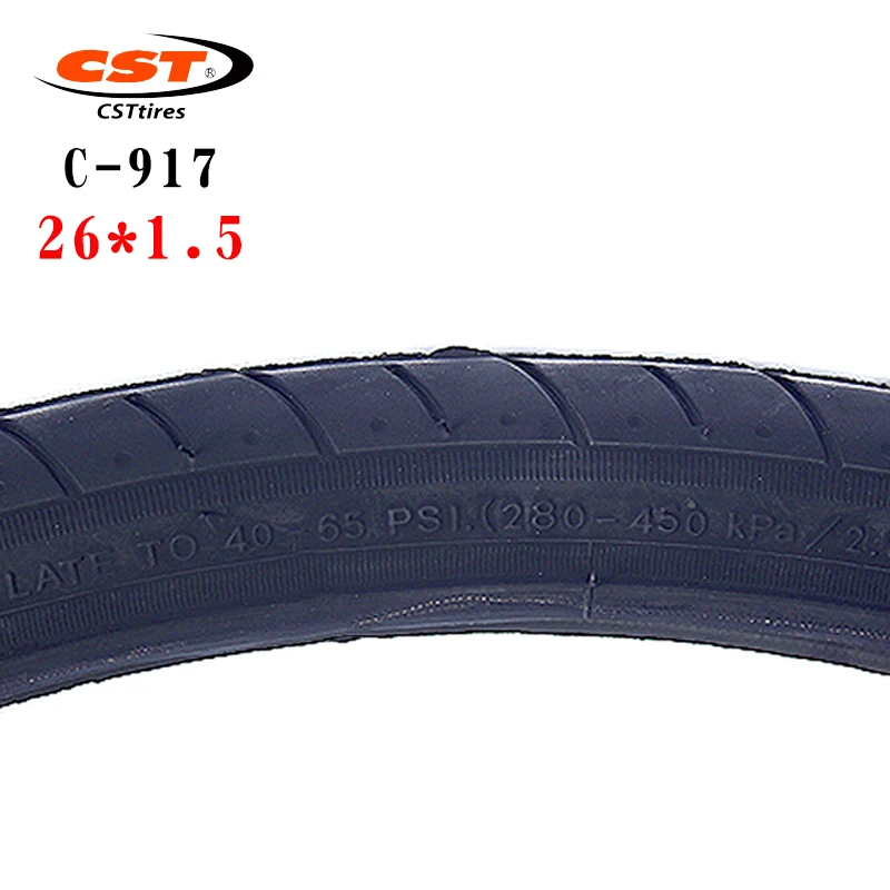 CST 26 inch Mountain Bike tiresC-917 Bicycle Accessories 26*1.5 Wear Resistant 38-559 40-60PSI Bicycle Tyre