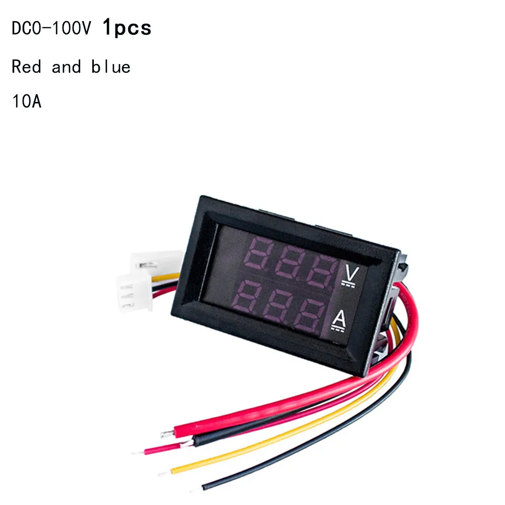 

Dual LED Digital Voltmeter Ammeter DC 0V-100V,10/50/100A Volt Current Meter Detector Tester Monitor Panel For Car Motocycle Part