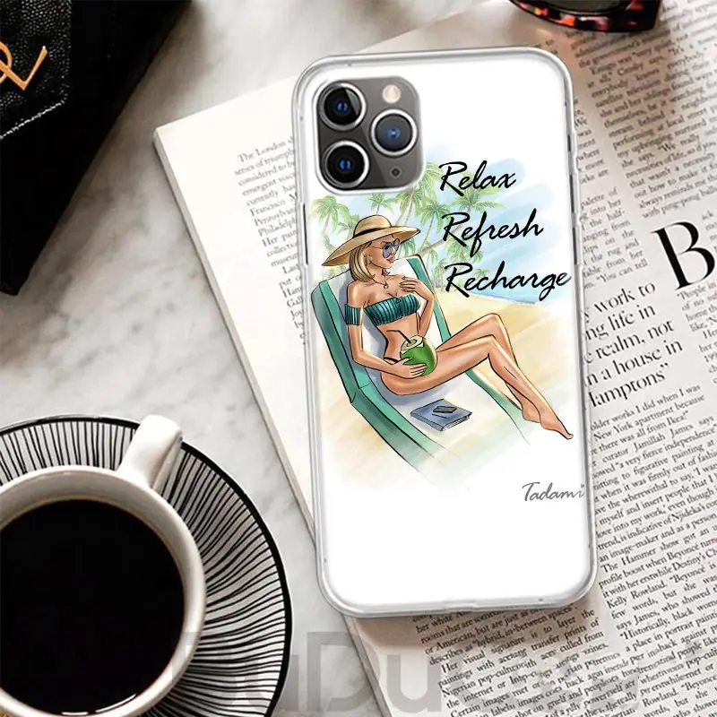 Flamingo Summer Beach Art Customized Phone Case Cover